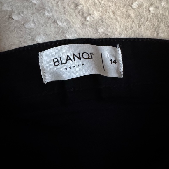 BLANQI Maternity Belly Support Skinny Jeans Black Sz. 14 Sculpting Stretch Denim - Picture 5 of 9